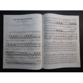 MONPOU Hippolyte Les Résurrectionnistes Chant Piano ca1830