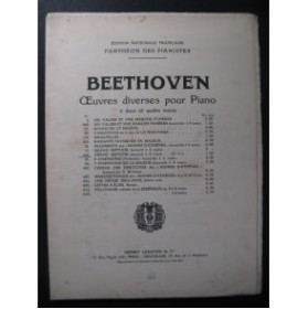 BEETHOVEN Septuor op. 20 Piano