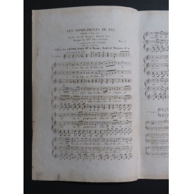 LAUNER Elisa Les Compliments de Bal Valse Chant Guitare ca1830