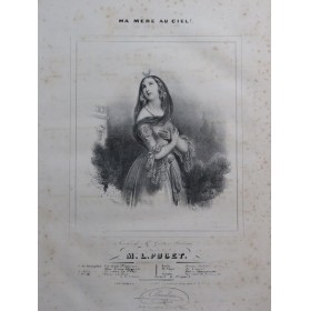 PUGET Loïsa Ma mère au ciel Chant Piano ca1840