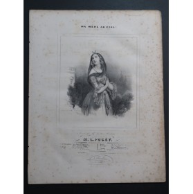 PUGET Loïsa Ma mère au ciel Chant Piano ca1840