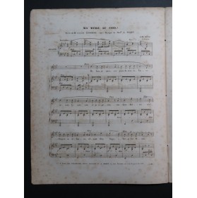 PUGET Loïsa Ma mère au ciel Chant Piano ca1840