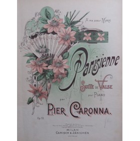 CARONNA Pier Parisienne op 55 Piano