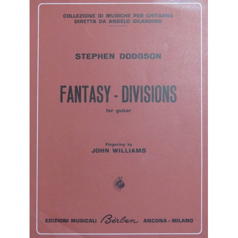 DODGSON Stephen Fantasy Divisions Guitare 1973