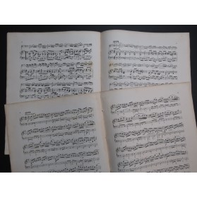 BACH J. S. Sonate E moll Piano Violon ca1870