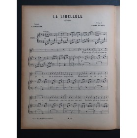 DENYS Louis La Libellule Chant Piano