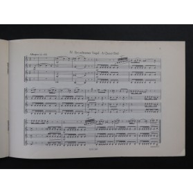 BRUCKMANN Ferdinand Ornithologische Suite Flûte à bec 1969