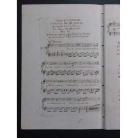 BLANGINI Félix Sans le vouloir Romance Chant Guitare ca1820