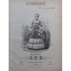 A-D-B La Nouveauté Chant Piano ca1840