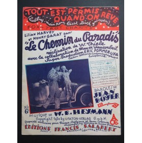 HEYMANN W. R. Tout est permis quand on rêve Chant Piano 1930