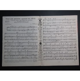 HEYMANN W. R. Tout est permis quand on rêve Chant Piano 1930