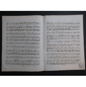 MOZART W. A. Duo No 9 des mystères d'Isis Chant Piano ou Harpe ca1800