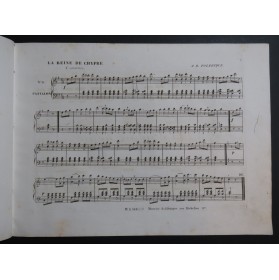 TOLBECQUE J. B. La Reine de Chypre Quadrille No 1 Piano ca1845