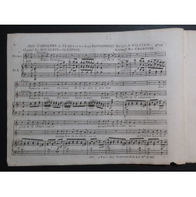 DALAYRAC Nicolas Adolphe et Clara No 3 Chant Piano ca1800