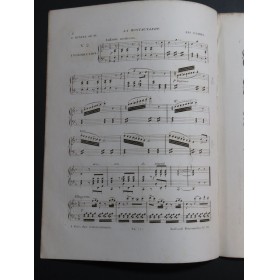 HÜNTEN François Les Sylphes No 2 La Montagnarde op 99 Piano ca1840