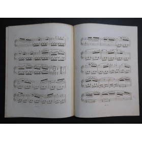 HÜNTEN François Les Sylphes No 2 La Montagnarde op 99 Piano ca1840