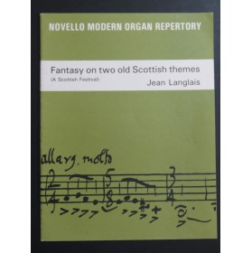 LANGLAIS Jean Fantasy on two old Scottish Themes Orgue 1988