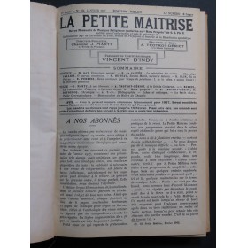 La Petite Maîtrise Pièces pour Chant et Orgue 1927-1928