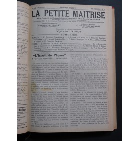 La Petite Maîtrise Pièces pour Chant et Orgue 1927-1928