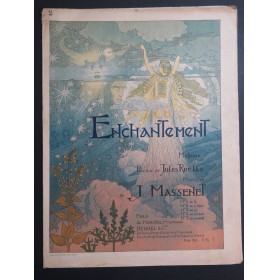 MASSENET Jules Enchantement No 2 E. Grasset Chant Piano