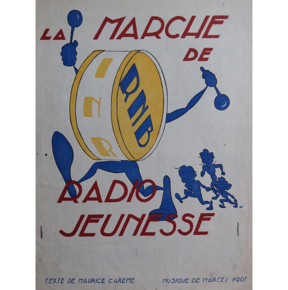 POOT Marcel Marche de Radio-Jeunesse Chant Piano