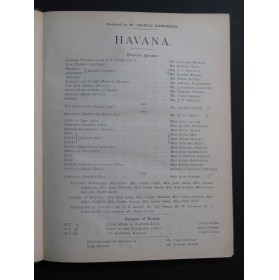 STUART Leslie Havana Comédie Musicale Chant Piano 1908