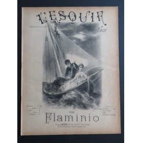 FLAMINIO L'Esquif Chant Piano ca1890