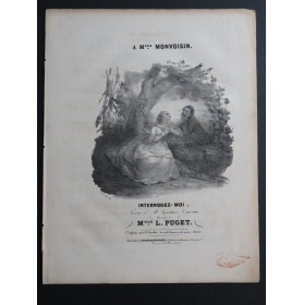 PUGET Loïsa Interrogez-moi Chant Piano ca1840