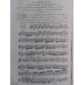 ISOUARD Nicolo Le Médecin Turc No 1 Chant Guitare ca1810