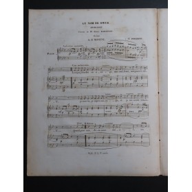 MASINI F. Le nom de sœur Chant Piano ca1840