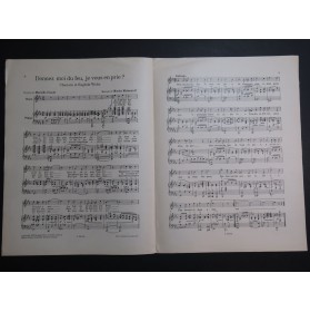 MICHAELOFF Mischa Donnez moi du feu, je vous en prie ? Chant Piano 1931