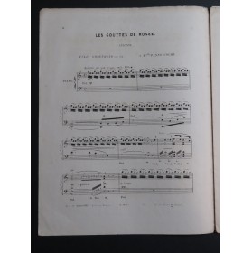 GODEFROID Félix Les Gouttes de Rosée Piano ca1855