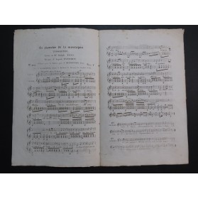 PANSERON Auguste Le Chevrier de la Montagne Chant Guitare ca1830