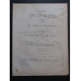 PLEYEL Ignace Trois Quintetti Violon ca1790