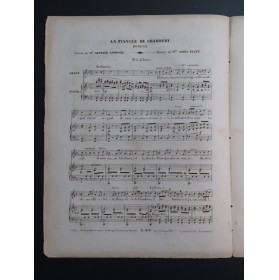 PUGET Loïsa La Fiancée de Chambéry Chant Piano ca1840