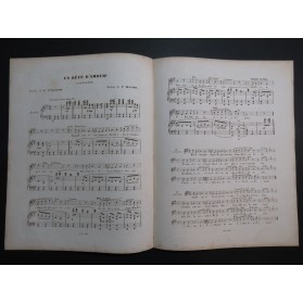 MASINI F. Un rêve d'amour Chant Piano ca1840