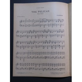 CLAPSON The Pelican Fox-Trot pour Piano 1919