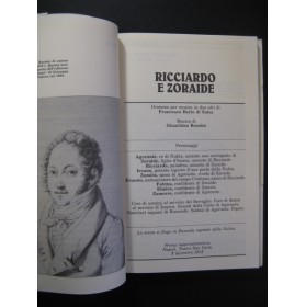 ROSSINI Gioacchino Ricciardo e Zoraide Livret Opera 1990