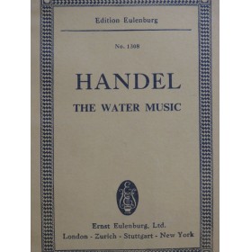 HAENDEL G. F. The Water Music Orchestre