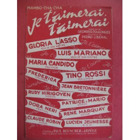 Je t'aimerai, t'aimerai Gloria Lasso Mariano Rossi 1943