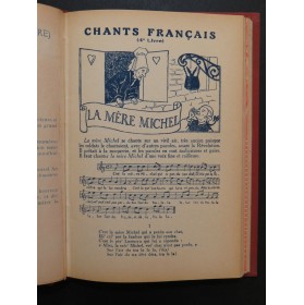 Chants Français recueillis par Mme E. Bonnafous Chant