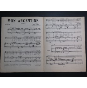 SILÉSU Lao Mon Argentine Chant Piano 1929