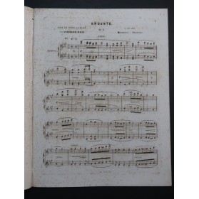 LEFÉBURE-WÉLY Andante Piano 4 mains ca1853