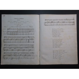 FRANCIS D'ARTOIS C'est l'Amour Ronde Chant Piano ou Harpe ca1830