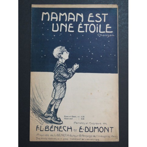 Maman est une Étoile Louis Bénech E. Dumont Chant 1913