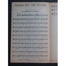 Maman est une Étoile Louis Bénech E. Dumont Chant 1913