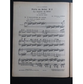 VILLA-LOBOS Heitor O Camundongo de Massa Piano 1927