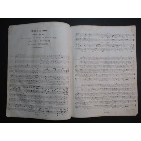 PANSERON Auguste Pense à moi Chant Piano ca1830