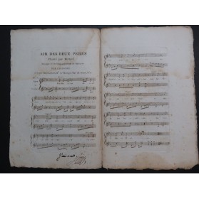 DOCHE J. D. Air des deux Pères Chant Guitare ca1820