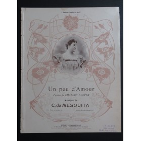 De MESQUITA Carlos Un peu d'Amour Chant Piano ca1900